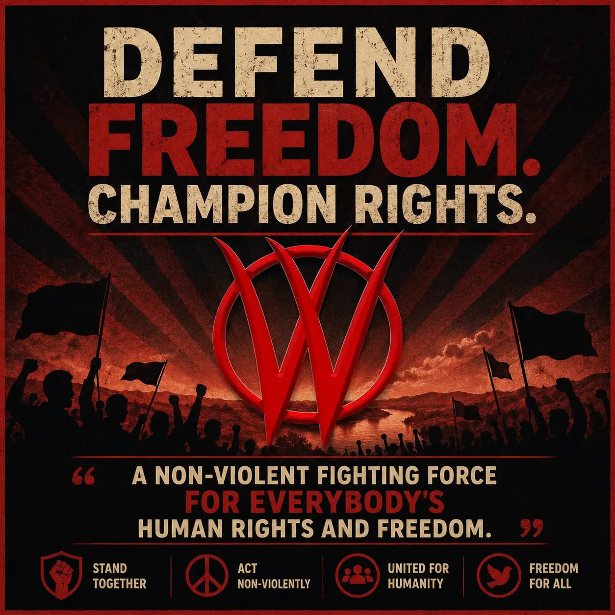 V_V Non-violent Fighting Force