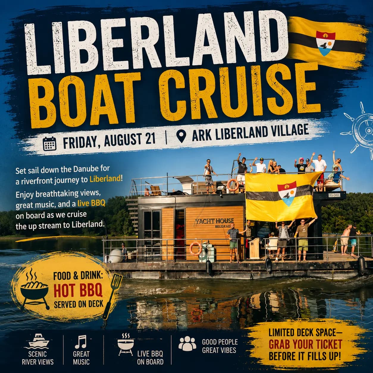 Boat Cruise to Liberland